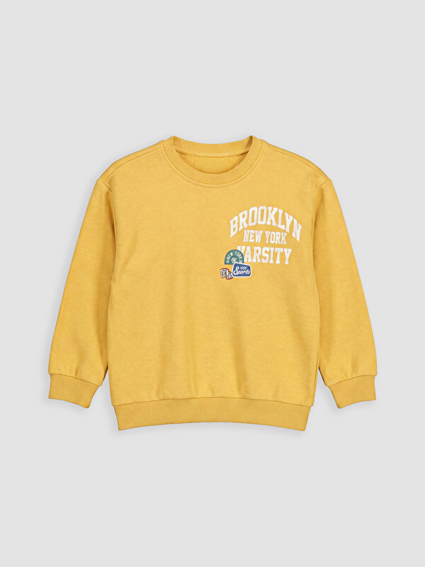 LCW Kids Baskılı Erkek Çocuk Sweatshirt