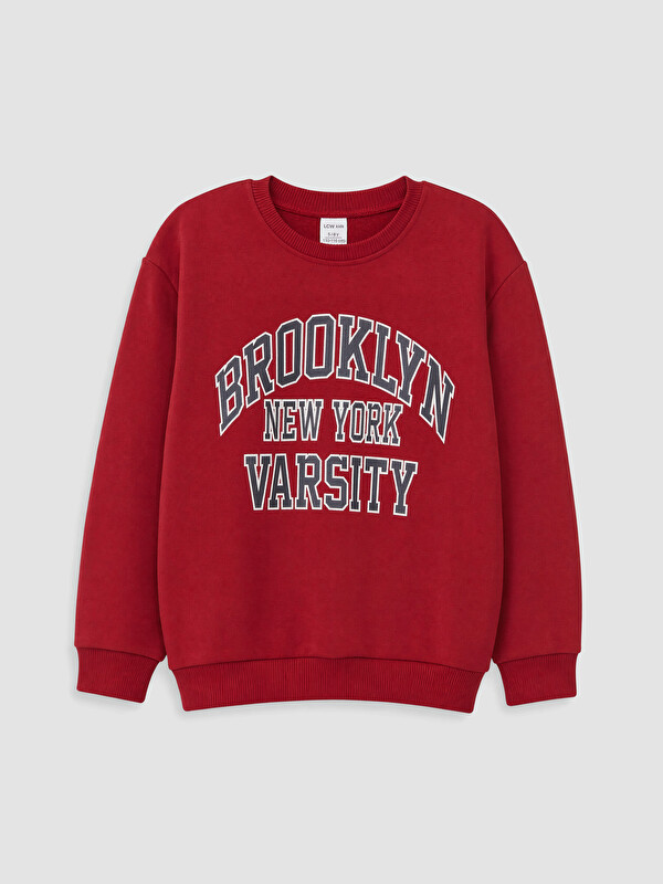 LCW Kids Baskılı Erkek Çocuk Sweatshirt