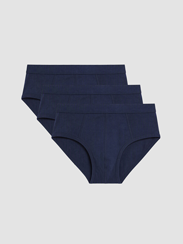 LC WAIKIKI Regular Fit Pamuklu Erkek Slip Külot 3'lü