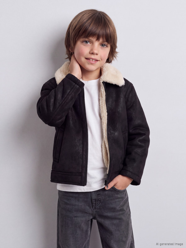 LCW Kids Kürklü Yaka Erkek Çocuk Mont