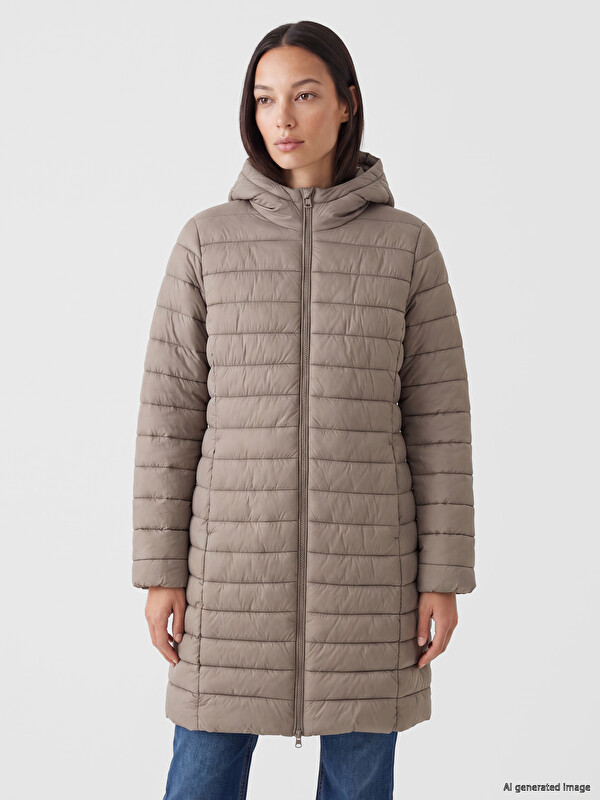 LCWAIKIKI Classic Manteau bouffant femme à capuche