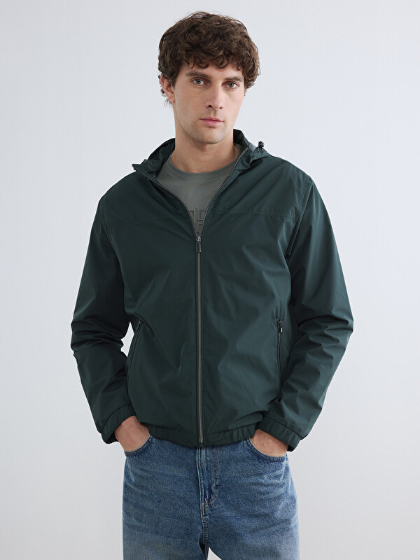 LCWAIKIKI Classic Man Green Coat