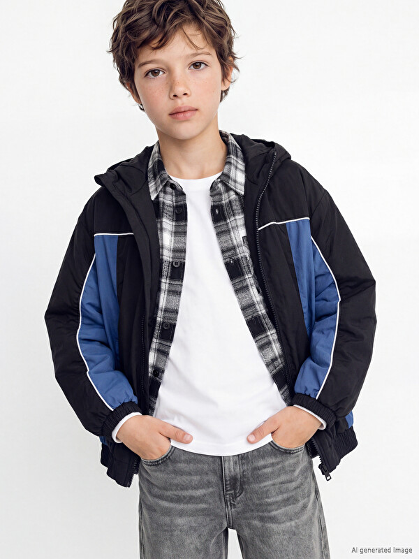 LCW Kids Su İtici Erkek Çocuk Mont