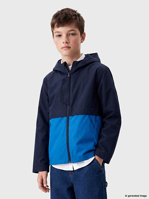 LCW Kids Kapüşonlu Erkek Çocuk Mont