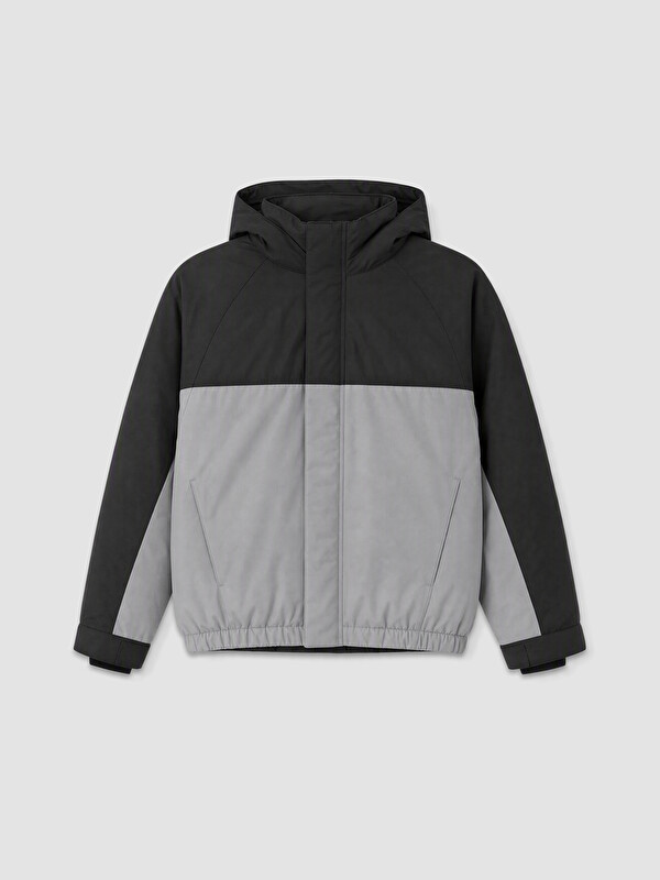 LCW Kids Manteau bouffant Noir Garçon
