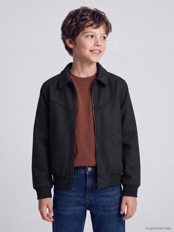 LCW Kids Boys' Faux Suede Jacket