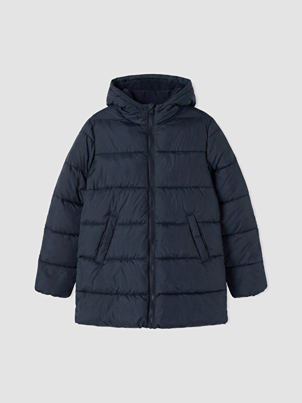 LCW Kids Kapüşonlu Erkek Çocuk Şişme Mont