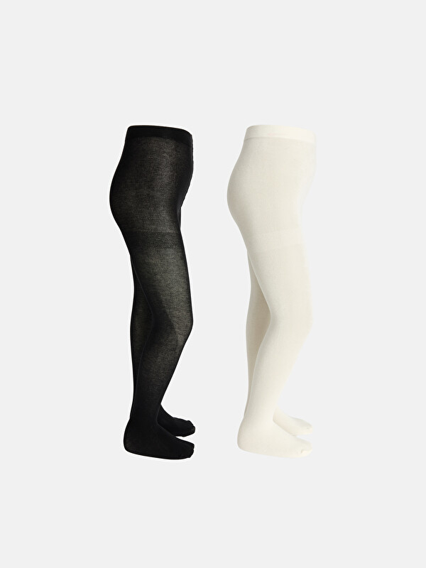 LCW Kids Girls' Tights 2 Pack