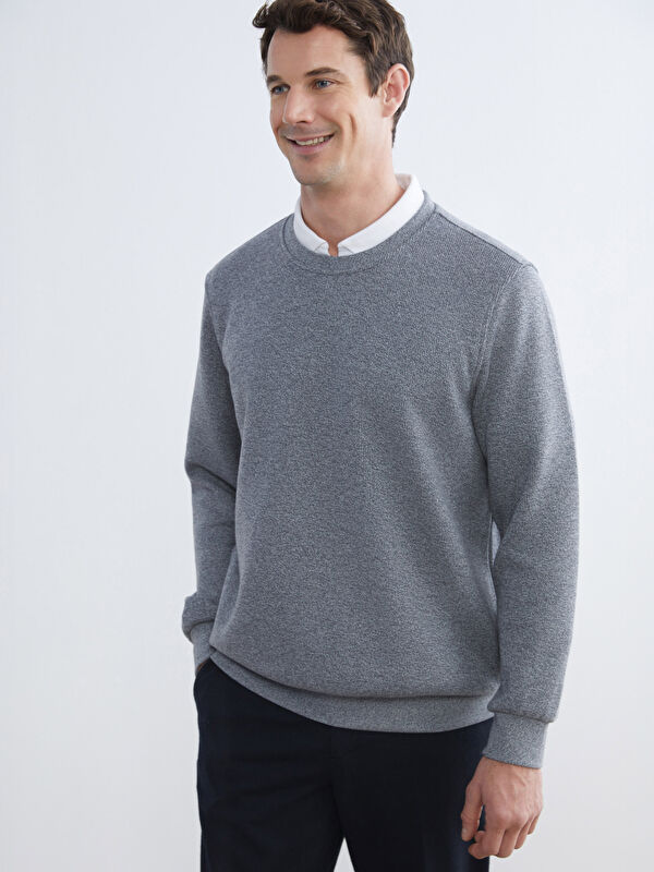 SOUTHBLUE Bisiklet Yaka Erkek Sweatshirt