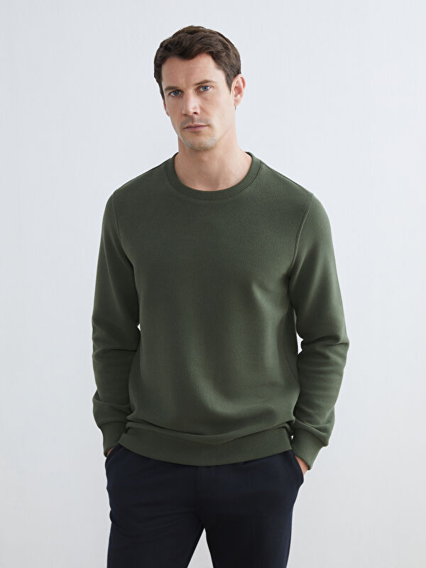 SOUTHBLUE Bisiklet Yaka Erkek Sweatshirt