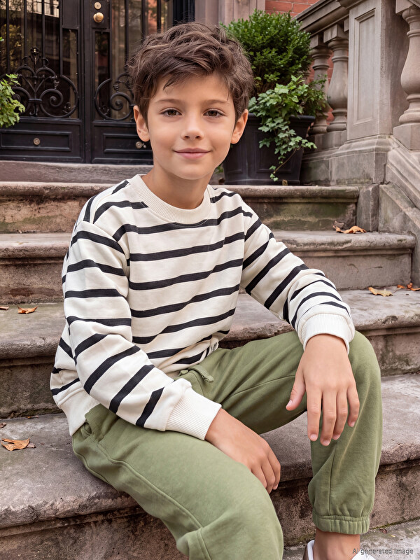 LCW Kids Striped Boys' Set