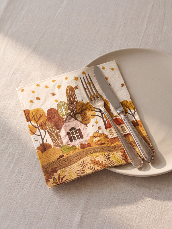 LCW HOME Printed Paper Napkin 20 Pack