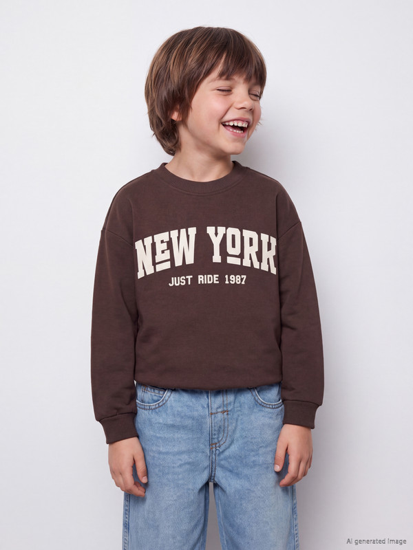 LCW Kids NYC Printed Boys' Sweatshirt