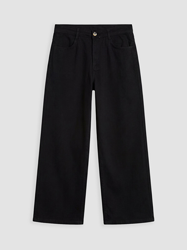 LCW Kids Wideleg Kız Çocuk Gabardin Pantolon