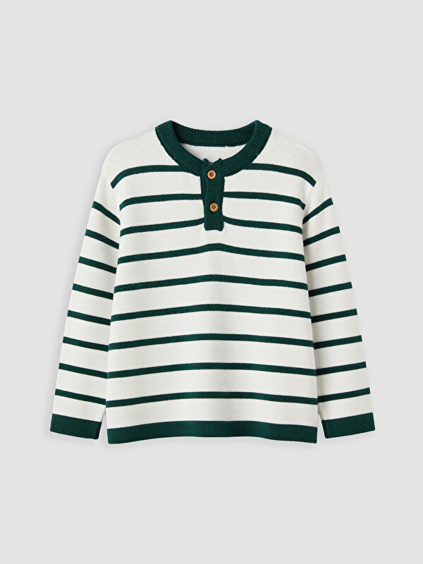 LCW Kids Striped Boys' Knitwear Sweater