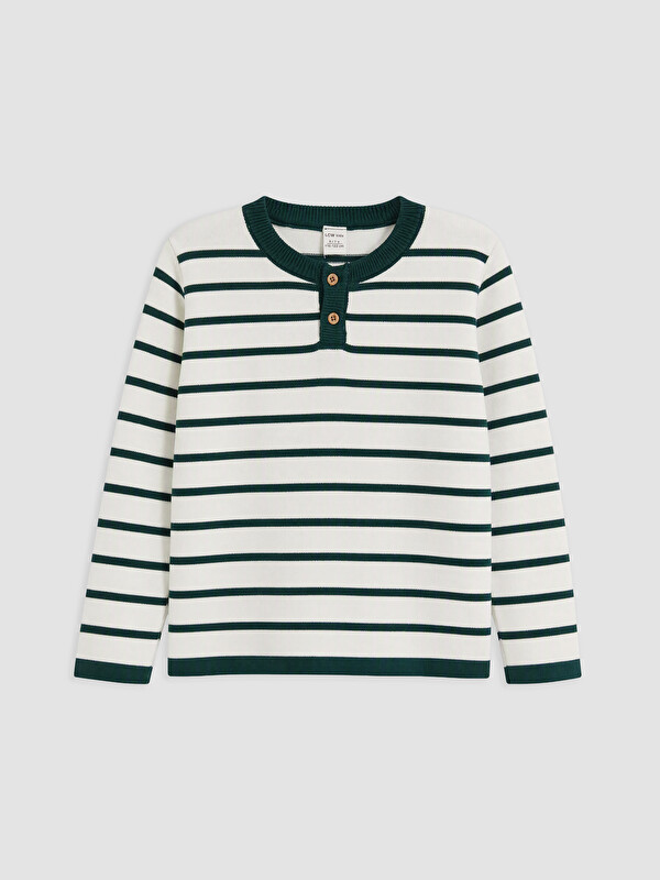 LCW Kids Striped Boys' Knitwear Sweater
