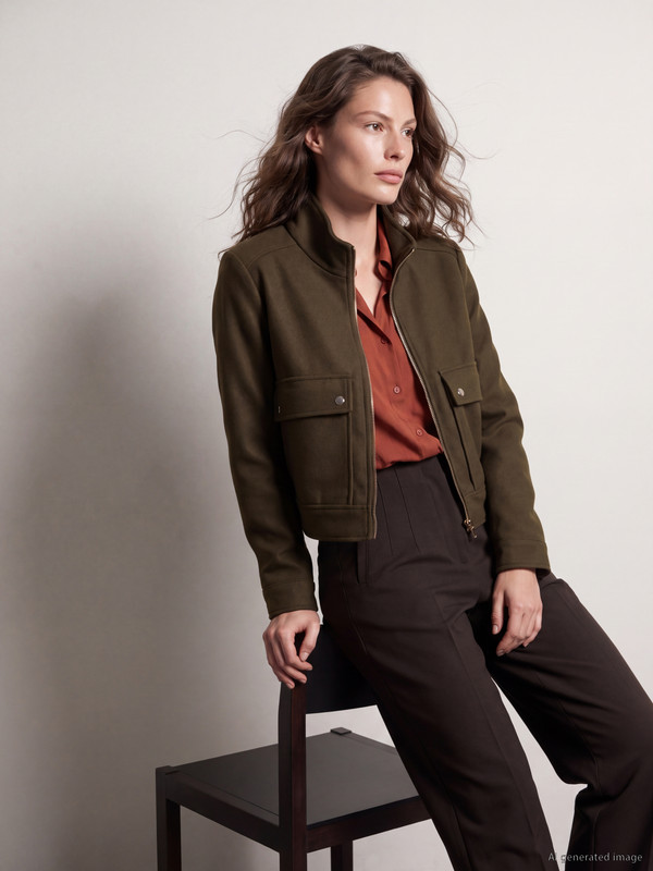 LCW EVERYDAY Mock Neck Women's Cachet Coatigan