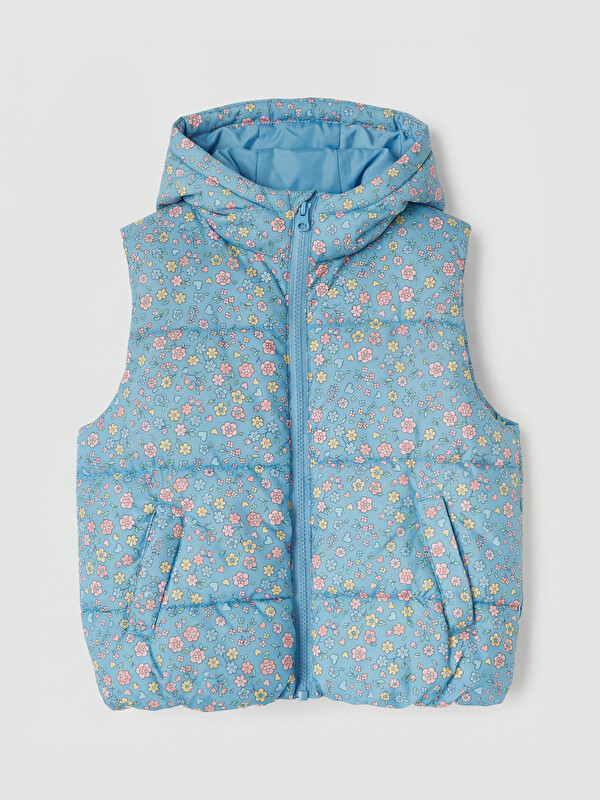 LCW Kids Vestă matlasată Turcoaz Fată