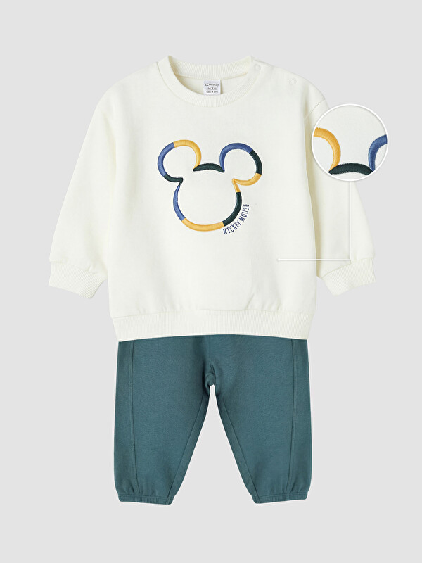 LCW baby Mickey Mouse Embroidered Baby Boys' Set