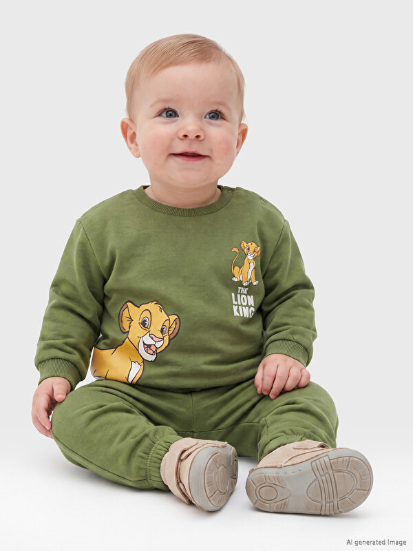 LCW baby Lion King Printed Baby Boys' Set