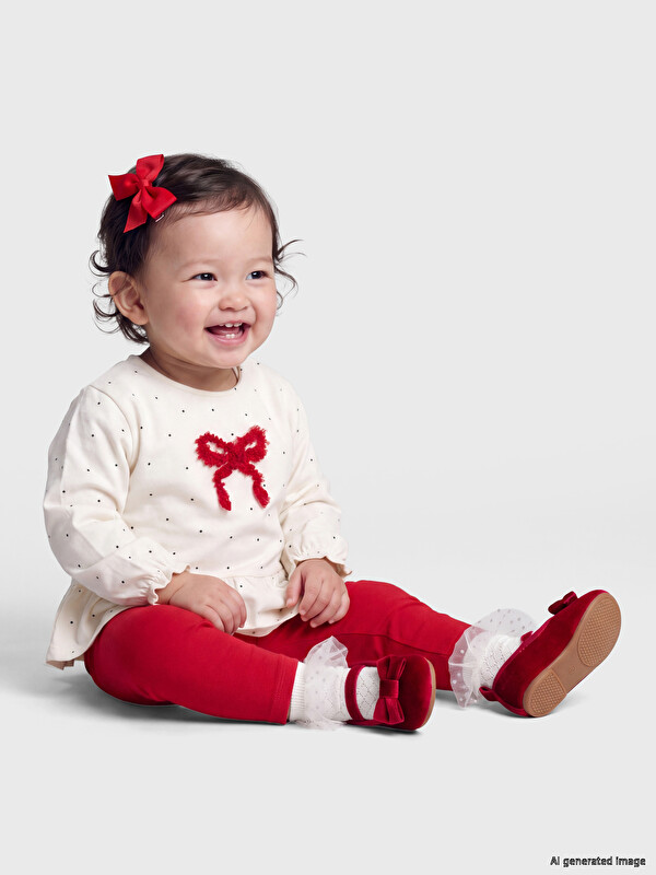 LCW baby Set i qëndisur për foshnja vajza