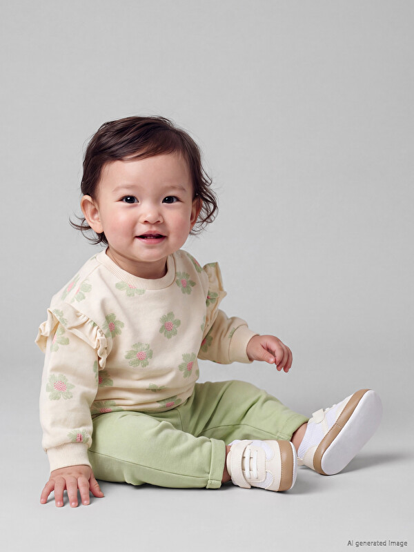 LCW baby Flower Patterned Baby Girls' Set