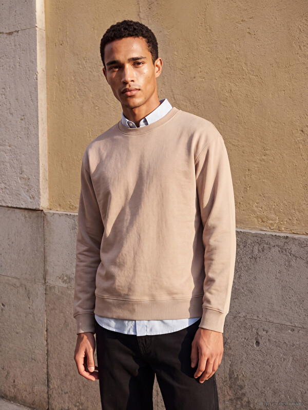 XSIDE Crew Neck Men's Thick Sweatshirt