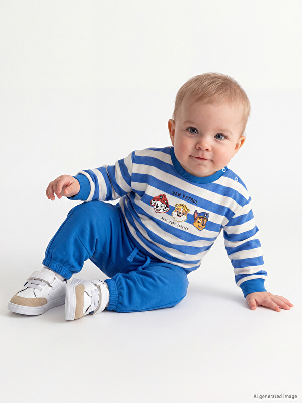 LCW baby Set Imprimat Vărgat pentru Bebeluși Băieți Paw Patrol