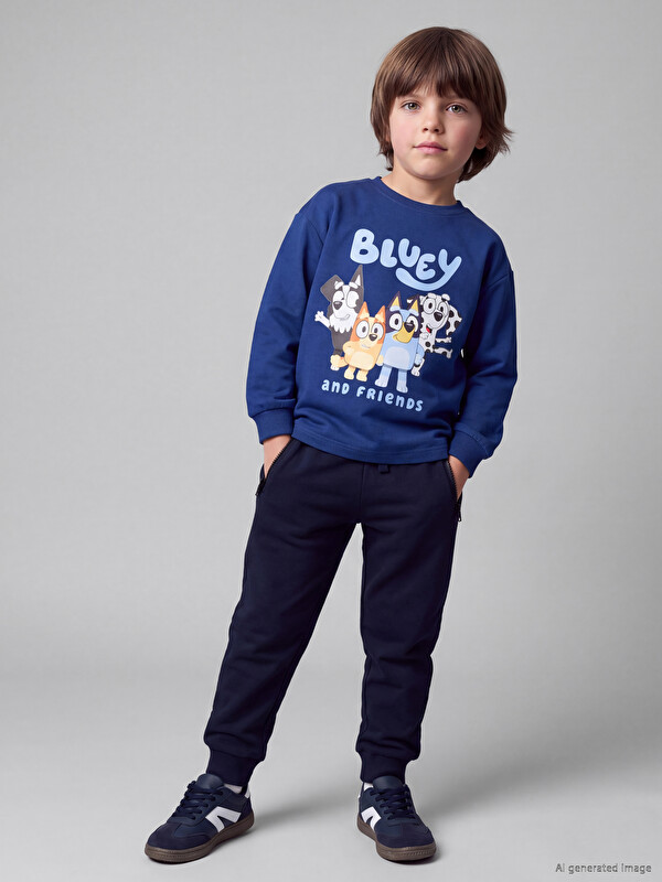 LCW Kids Pantalons de survêtement jogger Marine Garçon