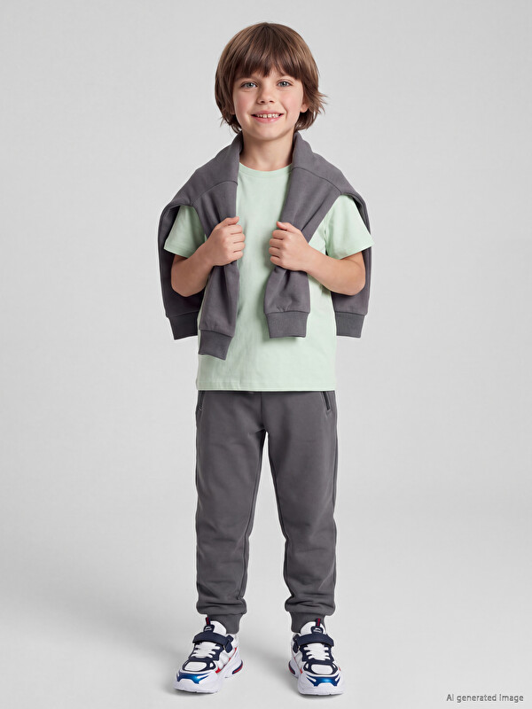 LCW Kids Djalë Gri Pantallona sportive jogger