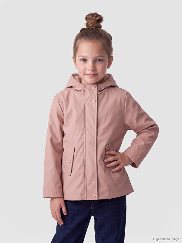 LCW Kids Hooded Girls' Coat