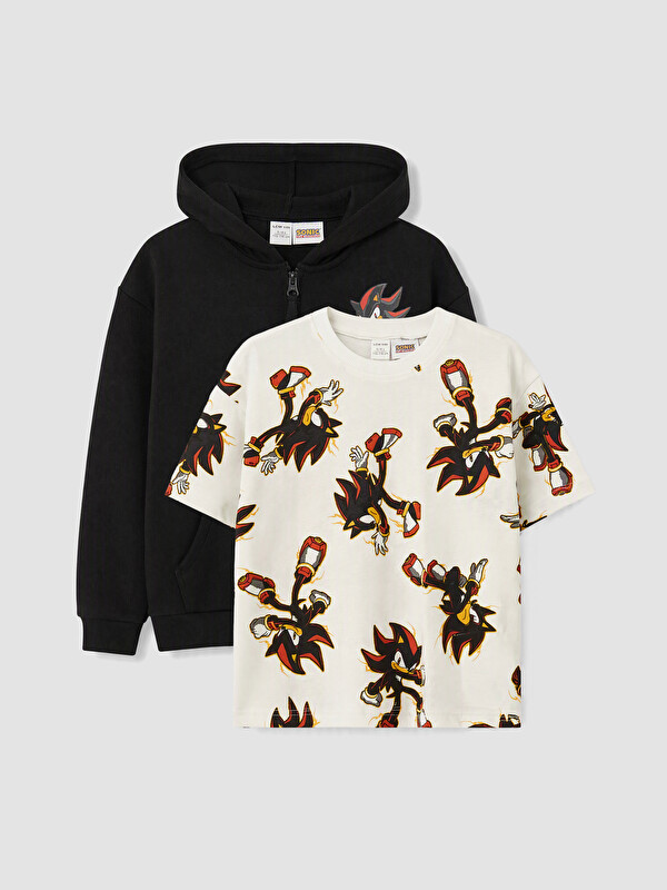 LCW Kids Sonic Printed Boys' 2 Pack Set