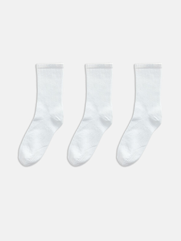 LCW Kids Junge Weiss Knöchelsocken