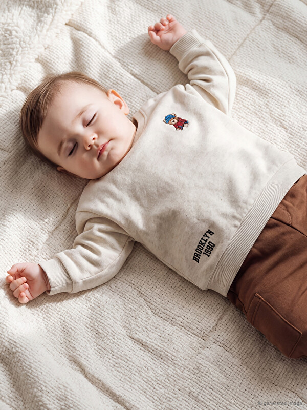 LCW baby Nakışlı Erkek Bebek Takım