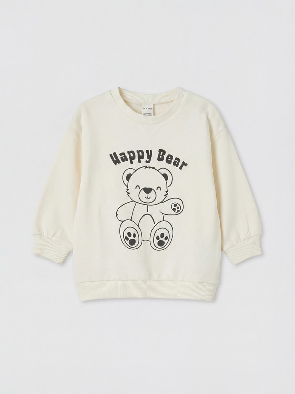 LCW baby Baskılı Erkek Bebek Sweatshirt