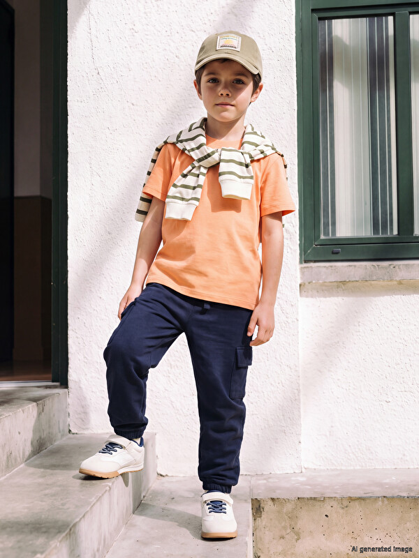 LCW Kids Еластичен Појас Џогер тренерки за Момчиња