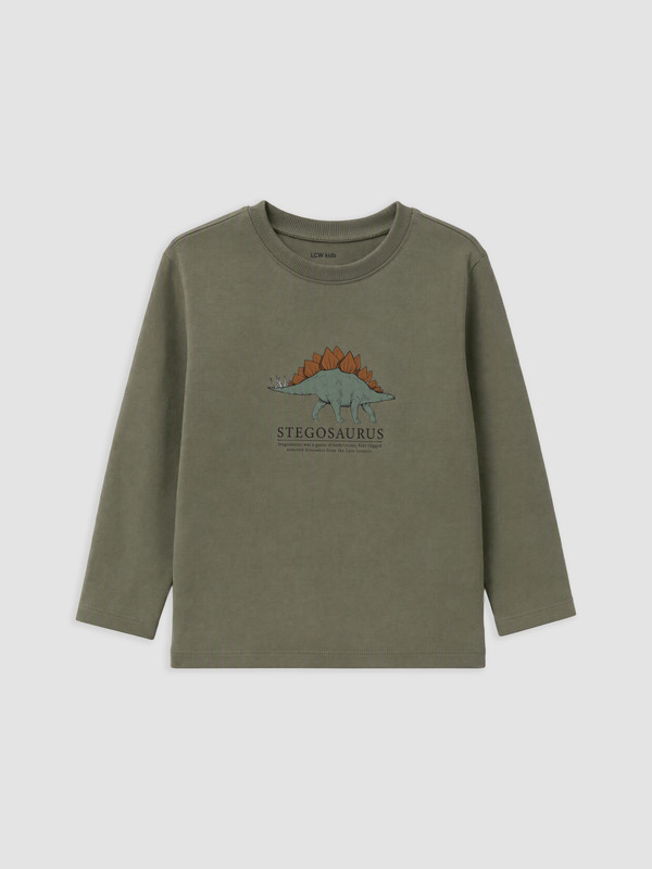 LCW Kids Baskılı Erkek Çocuk Tişört