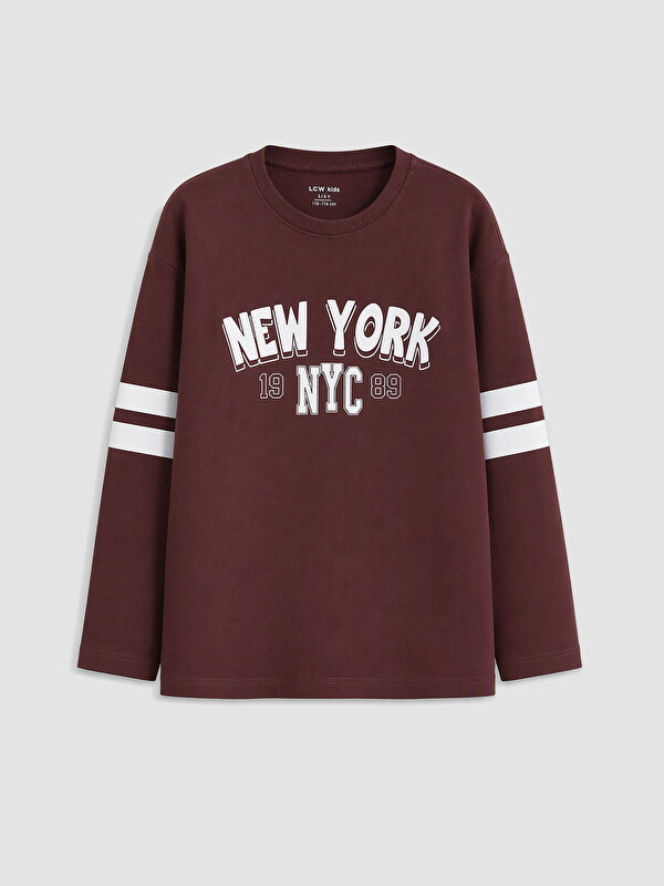 LCW Kids Boy Bordeaux T-Shirt