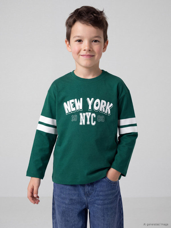 LCW Kids Printed Boys' T-shirt