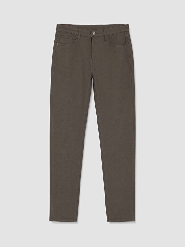 LCWAIKIKI Classic Pantaloni Chino Gabardine Slim Fit Bărbați