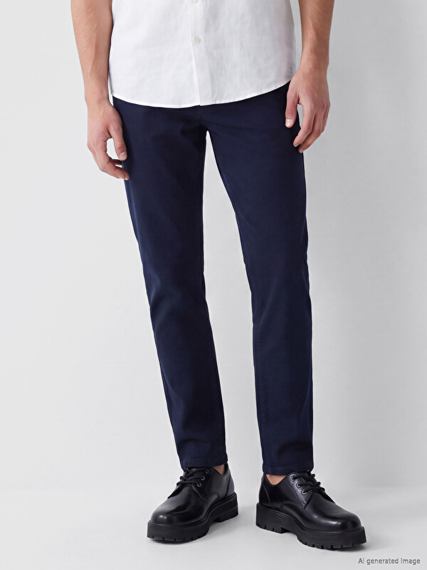 LCWAIKIKI Classic Slim Fit Gabardine Men's Chino Trousers