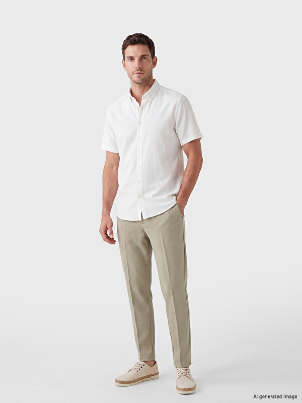 LCWAIKIKI Classic Παντελόνι Chino Λεπτής Γραμμής για Άνδρες