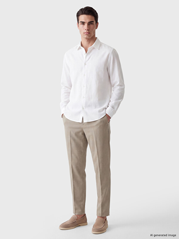 LCWAIKIKI Classic Pantalon chino homme coupe slim