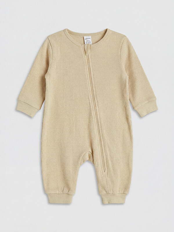 LCW baby Bisiklet Yaka Erkek Bebek Tulum