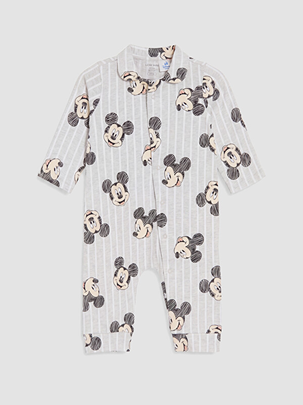 LCW baby Mickey Mouse Baskılı Erkek Bebek Tulum