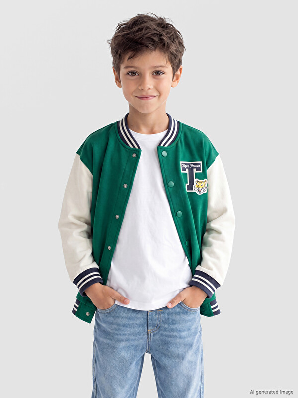 LCW Kids Djalë Jeshil Kardigan