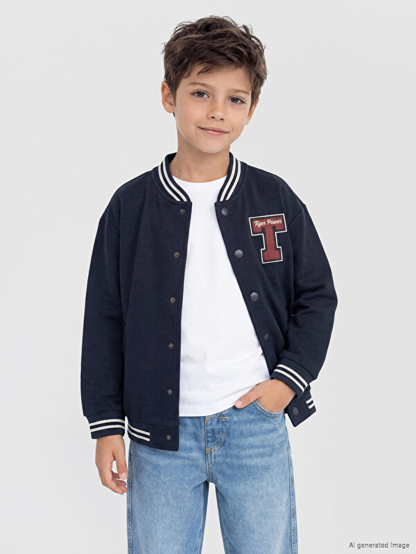 LCW Kids Kolej Yaka Erkek Çocuk Hırka