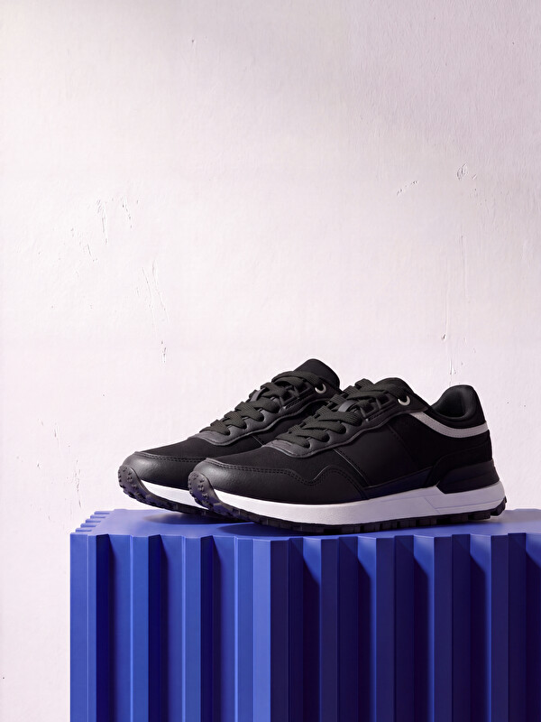 LCW STEPS Faux Leather Men's Sneakers