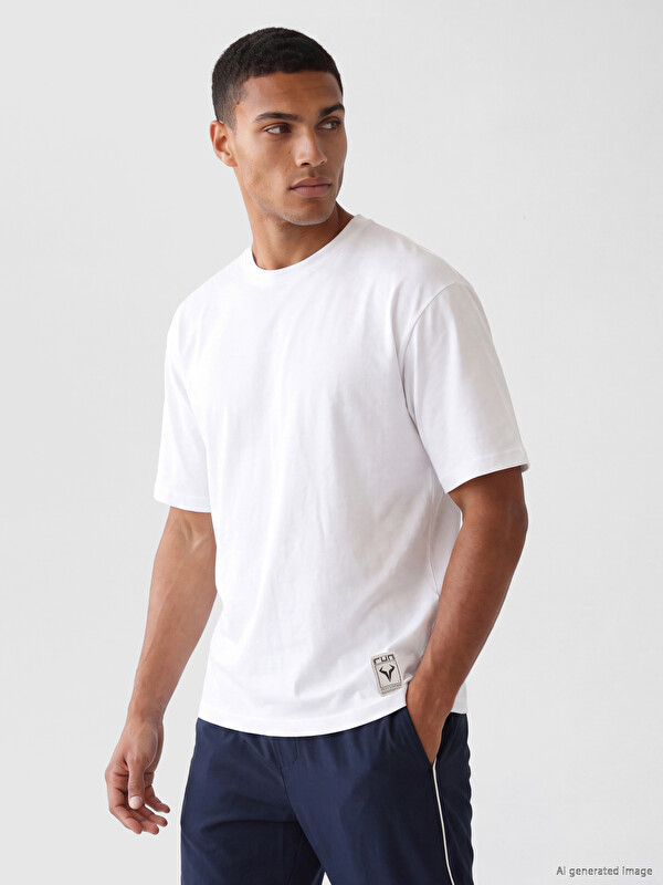 XSIDE ACTIVE Crew Neck Jersey Men's T-Shirt