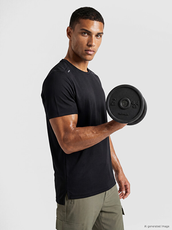 XSIDE ACTIVE Bisiklet Yaka Erkek Spor Tişört